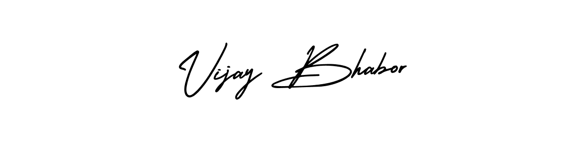 Design your own signature with our free online signature maker. With this signature software, you can create a handwritten (AmerikaSignatureDemo-Regular) signature for name Vijay Bhabor. Vijay Bhabor signature style 3 images and pictures png