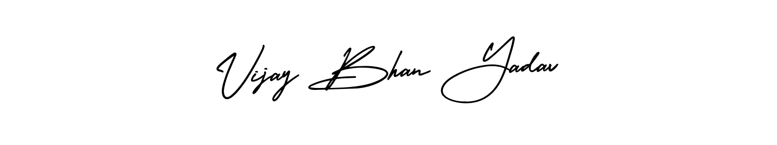 Create a beautiful signature design for name Vijay Bhan Yadav. With this signature (AmerikaSignatureDemo-Regular) fonts, you can make a handwritten signature for free. Vijay Bhan Yadav signature style 3 images and pictures png