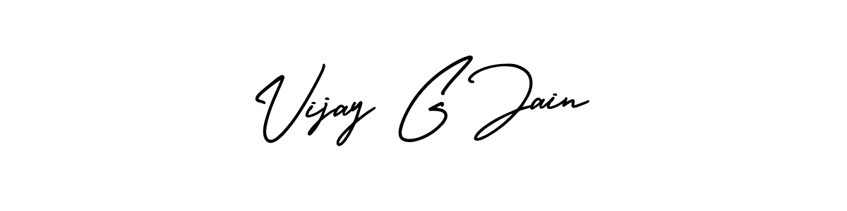 if you are searching for the best signature style for your name Vijay G Jain. so please give up your signature search. here we have designed multiple signature styles  using AmerikaSignatureDemo-Regular. Vijay G Jain signature style 3 images and pictures png