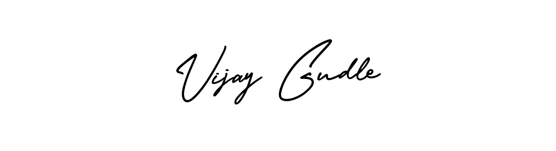 It looks lik you need a new signature style for name Vijay Gudle. Design unique handwritten (AmerikaSignatureDemo-Regular) signature with our free signature maker in just a few clicks. Vijay Gudle signature style 3 images and pictures png