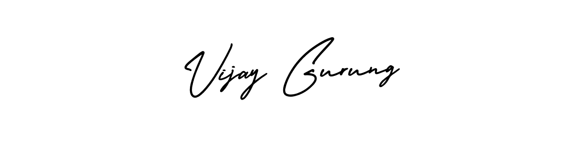 Make a beautiful signature design for name Vijay Gurung. Use this online signature maker to create a handwritten signature for free. Vijay Gurung signature style 3 images and pictures png