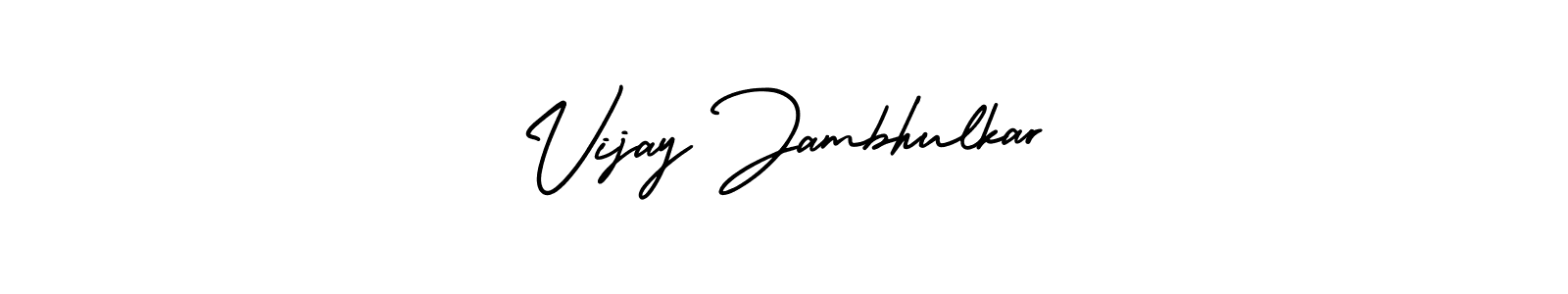 AmerikaSignatureDemo-Regular is a professional signature style that is perfect for those who want to add a touch of class to their signature. It is also a great choice for those who want to make their signature more unique. Get Vijay Jambhulkar name to fancy signature for free. Vijay Jambhulkar signature style 3 images and pictures png