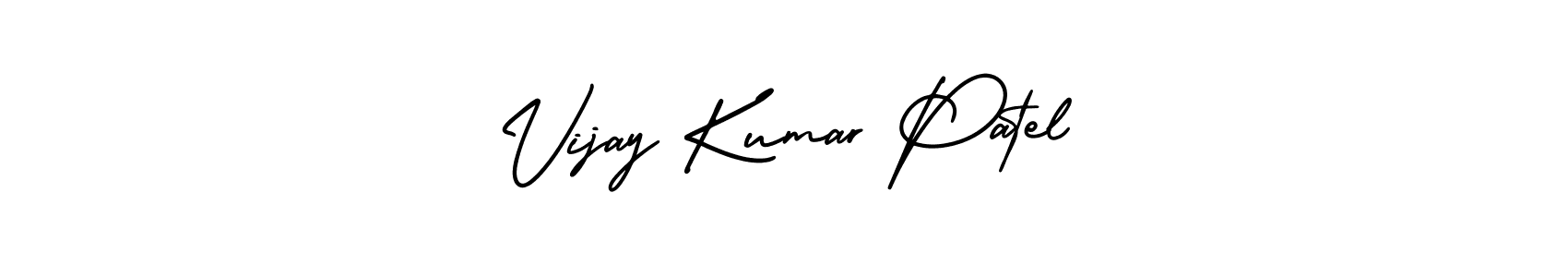 AmerikaSignatureDemo-Regular is a professional signature style that is perfect for those who want to add a touch of class to their signature. It is also a great choice for those who want to make their signature more unique. Get Vijay Kumar Patel name to fancy signature for free. Vijay Kumar Patel signature style 3 images and pictures png