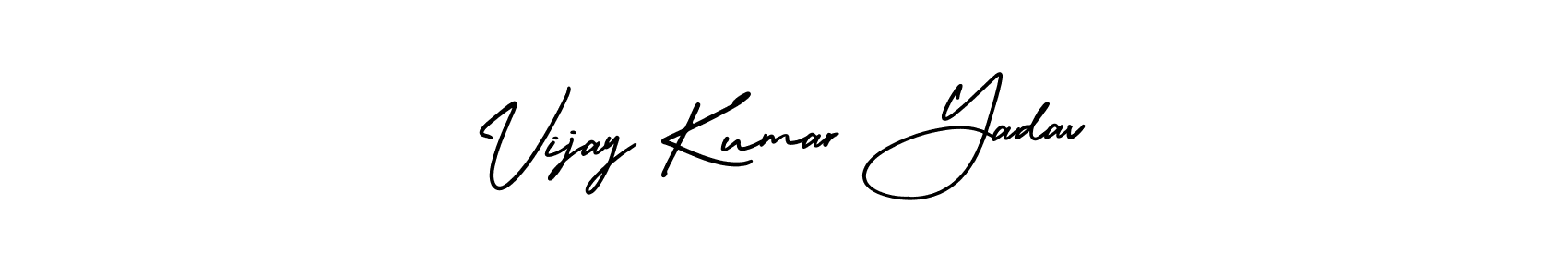 Use a signature maker to create a handwritten signature online. With this signature software, you can design (AmerikaSignatureDemo-Regular) your own signature for name Vijay Kumar Yadav. Vijay Kumar Yadav signature style 3 images and pictures png