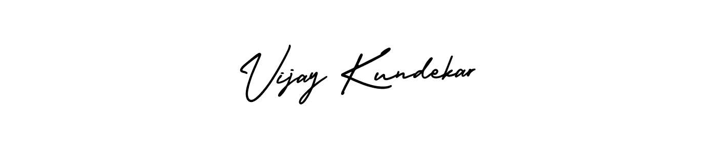 It looks lik you need a new signature style for name Vijay Kundekar. Design unique handwritten (AmerikaSignatureDemo-Regular) signature with our free signature maker in just a few clicks. Vijay Kundekar signature style 3 images and pictures png