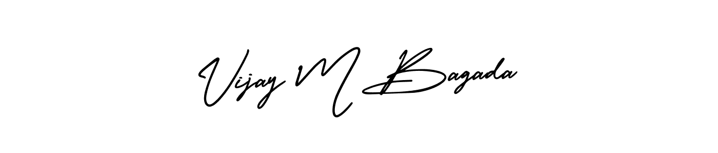 How to Draw Vijay M Bagada signature style? AmerikaSignatureDemo-Regular is a latest design signature styles for name Vijay M Bagada. Vijay M Bagada signature style 3 images and pictures png