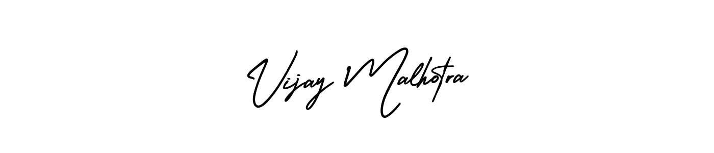 Make a beautiful signature design for name Vijay Malhotra. With this signature (AmerikaSignatureDemo-Regular) style, you can create a handwritten signature for free. Vijay Malhotra signature style 3 images and pictures png