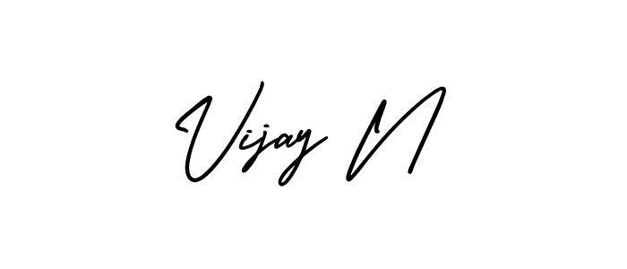 Check out images of Autograph of Vijay N name. Actor Vijay N Signature Style. AmerikaSignatureDemo-Regular is a professional sign style online. Vijay N signature style 3 images and pictures png