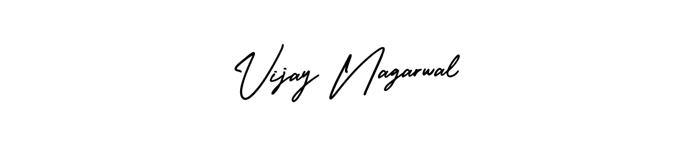 Design your own signature with our free online signature maker. With this signature software, you can create a handwritten (AmerikaSignatureDemo-Regular) signature for name Vijay Nagarwal. Vijay Nagarwal signature style 3 images and pictures png