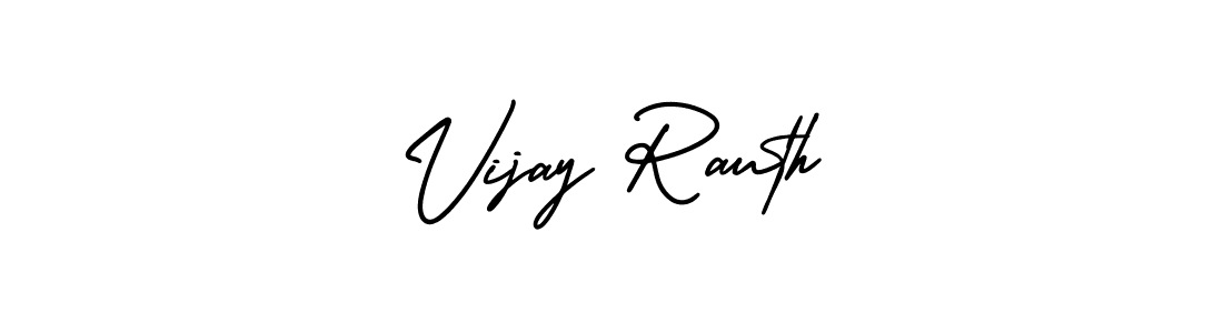 Design your own signature with our free online signature maker. With this signature software, you can create a handwritten (AmerikaSignatureDemo-Regular) signature for name Vijay Rauth. Vijay Rauth signature style 3 images and pictures png