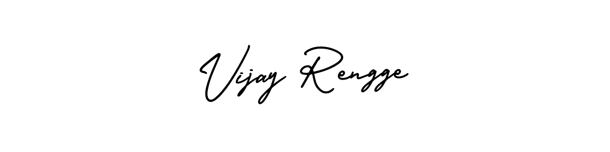 Use a signature maker to create a handwritten signature online. With this signature software, you can design (AmerikaSignatureDemo-Regular) your own signature for name Vijay Rengge. Vijay Rengge signature style 3 images and pictures png