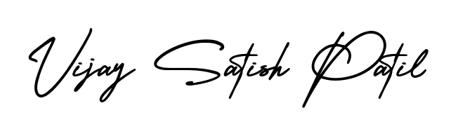 Enhance your business communications with Vijay Satish Patil signature in AmerikaSignatureDemo-Regular lettering. Clean, modern, and universally compatible. Vijay Satish Patil signature style 3 images and pictures png