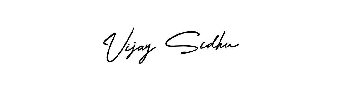 Use a signature maker to create a handwritten signature online. With this signature software, you can design (AmerikaSignatureDemo-Regular) your own signature for name Vijay Sidhu. Vijay Sidhu signature style 3 images and pictures png