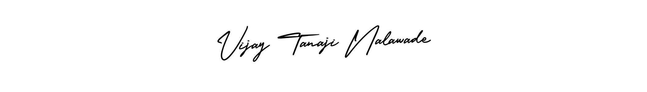 Make a beautiful signature design for name Vijay Tanaji Nalawade. With this signature (AmerikaSignatureDemo-Regular) style, you can create a handwritten signature for free. Vijay Tanaji Nalawade signature style 3 images and pictures png