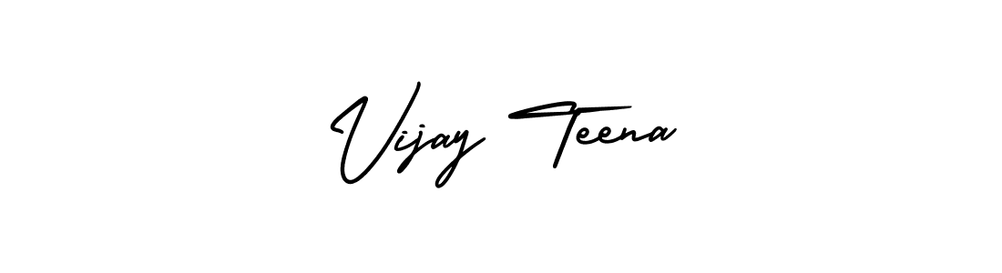 How to Draw Vijay Teena signature style? AmerikaSignatureDemo-Regular is a latest design signature styles for name Vijay Teena. Vijay Teena signature style 3 images and pictures png