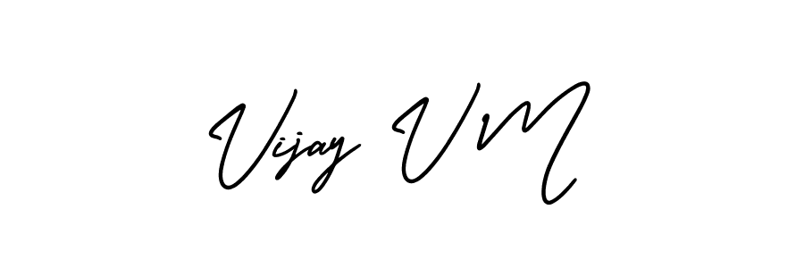 Also we have Vijay V M name is the best signature style. Create professional handwritten signature collection using AmerikaSignatureDemo-Regular autograph style. Vijay V M signature style 3 images and pictures png