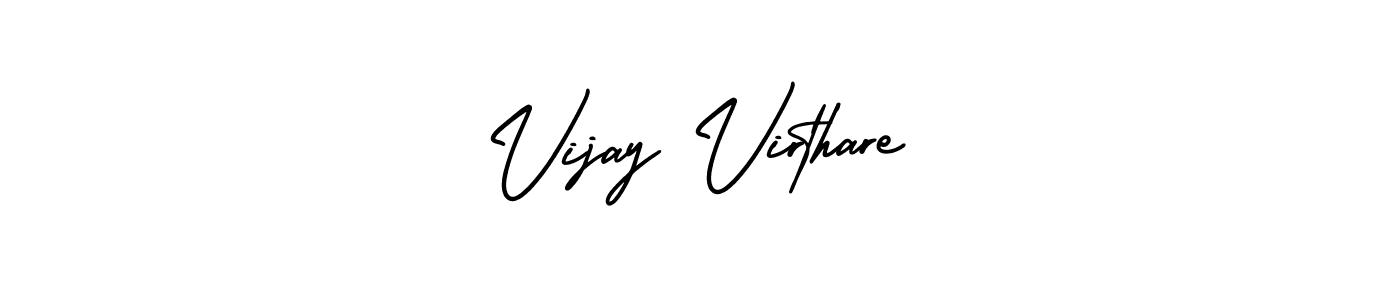 Design your own signature with our free online signature maker. With this signature software, you can create a handwritten (AmerikaSignatureDemo-Regular) signature for name Vijay Virthare. Vijay Virthare signature style 3 images and pictures png