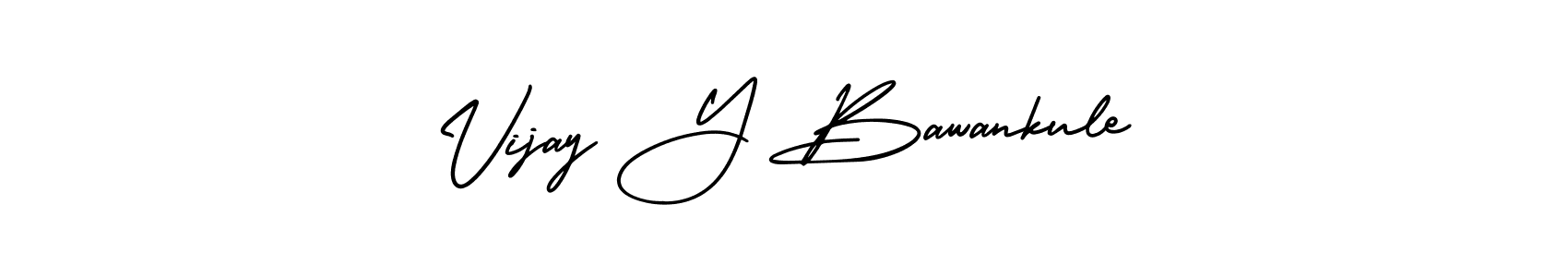 It looks lik you need a new signature style for name Vijay Y Bawankule. Design unique handwritten (AmerikaSignatureDemo-Regular) signature with our free signature maker in just a few clicks. Vijay Y Bawankule signature style 3 images and pictures png