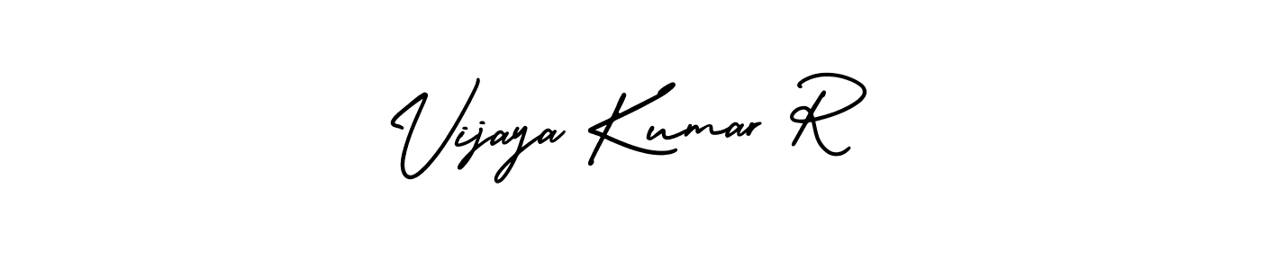 Also You can easily find your signature by using the search form. We will create Vijaya Kumar R name handwritten signature images for you free of cost using AmerikaSignatureDemo-Regular sign style. Vijaya Kumar R signature style 3 images and pictures png