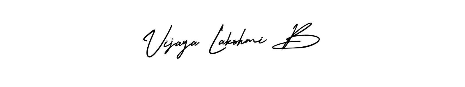 How to Draw Vijaya Lakshmi B signature style? AmerikaSignatureDemo-Regular is a latest design signature styles for name Vijaya Lakshmi B. Vijaya Lakshmi B signature style 3 images and pictures png