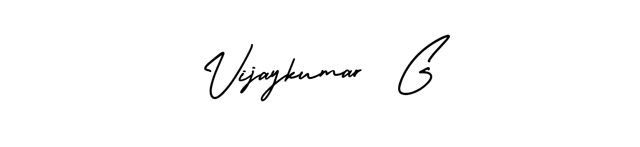 Make a short Vijaykumar  G signature style. Manage your documents anywhere anytime using AmerikaSignatureDemo-Regular. Create and add eSignatures, submit forms, share and send files easily. Vijaykumar  G signature style 3 images and pictures png