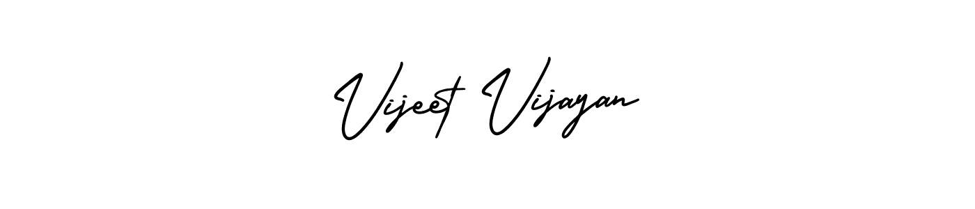 This is the best signature style for the Vijeet Vijayan name. Also you like these signature font (AmerikaSignatureDemo-Regular). Mix name signature. Vijeet Vijayan signature style 3 images and pictures png