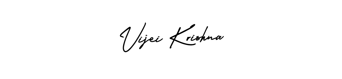 Design your own signature with our free online signature maker. With this signature software, you can create a handwritten (AmerikaSignatureDemo-Regular) signature for name Vijei Krishna. Vijei Krishna signature style 3 images and pictures png