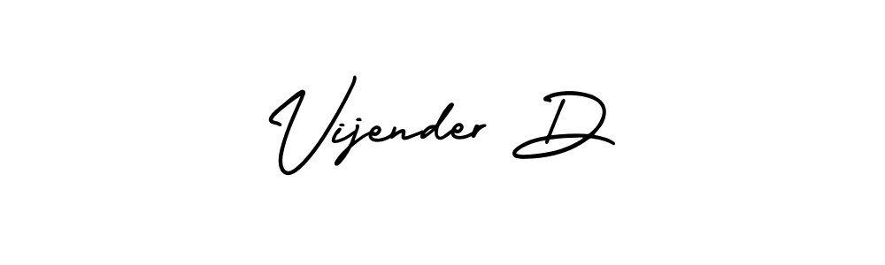 Make a beautiful signature design for name Vijender D. Use this online signature maker to create a handwritten signature for free. Vijender D signature style 3 images and pictures png