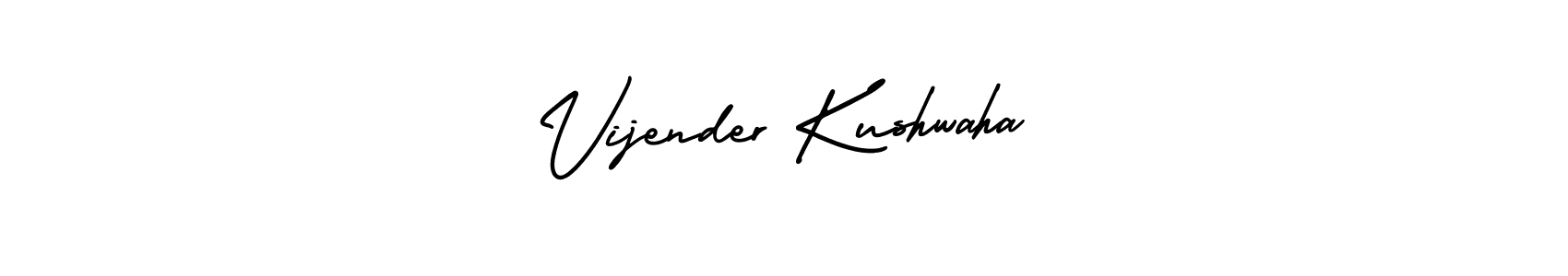 Also we have Vijender Kushwaha name is the best signature style. Create professional handwritten signature collection using AmerikaSignatureDemo-Regular autograph style. Vijender Kushwaha signature style 3 images and pictures png
