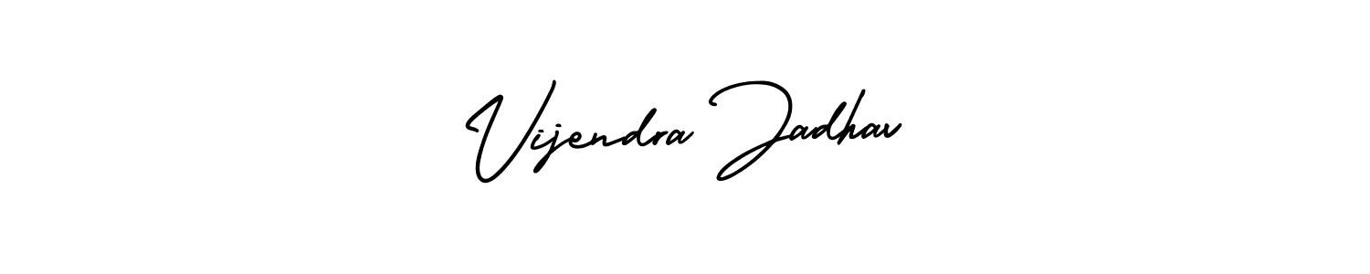 It looks lik you need a new signature style for name Vijendra Jadhav. Design unique handwritten (AmerikaSignatureDemo-Regular) signature with our free signature maker in just a few clicks. Vijendra Jadhav signature style 3 images and pictures png