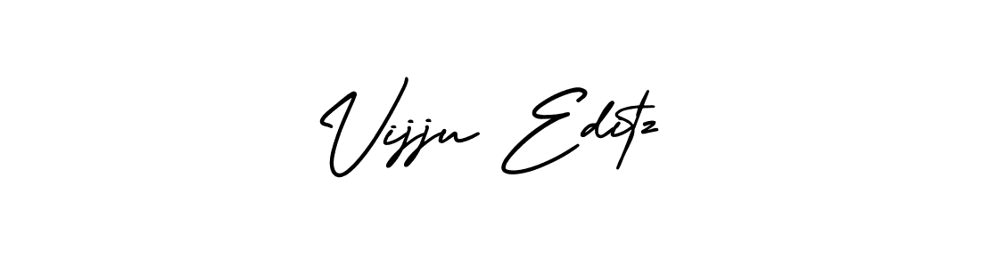 Create a beautiful signature design for name Vijju Editz. With this signature (AmerikaSignatureDemo-Regular) fonts, you can make a handwritten signature for free. Vijju Editz signature style 3 images and pictures png