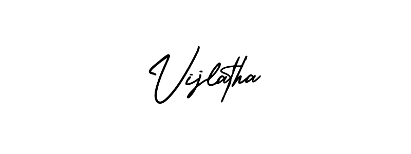 It looks lik you need a new signature style for name Vijlatha. Design unique handwritten (AmerikaSignatureDemo-Regular) signature with our free signature maker in just a few clicks. Vijlatha signature style 3 images and pictures png