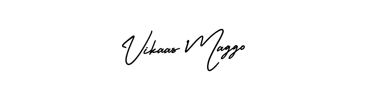 You can use this online signature creator to create a handwritten signature for the name Vikaas Maggo. This is the best online autograph maker. Vikaas Maggo signature style 3 images and pictures png