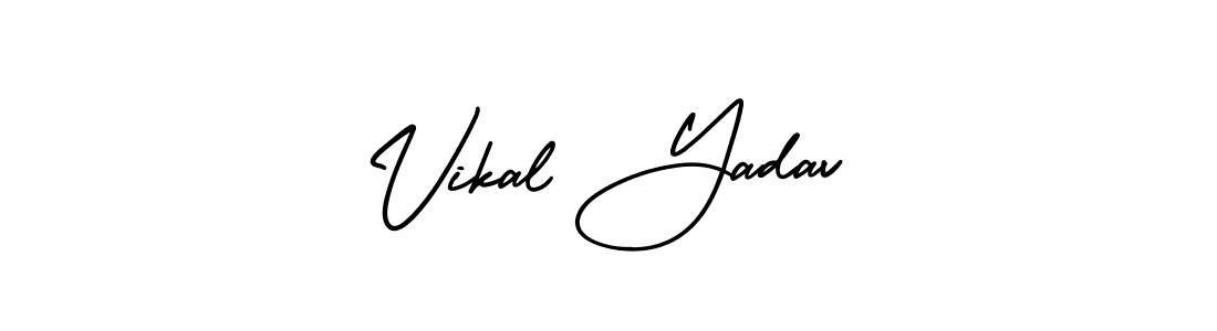 Also we have Vikal Yadav name is the best signature style. Create professional handwritten signature collection using AmerikaSignatureDemo-Regular autograph style. Vikal Yadav signature style 3 images and pictures png