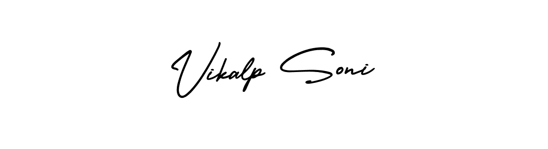 Design your own signature with our free online signature maker. With this signature software, you can create a handwritten (AmerikaSignatureDemo-Regular) signature for name Vikalp Soni. Vikalp Soni signature style 3 images and pictures png