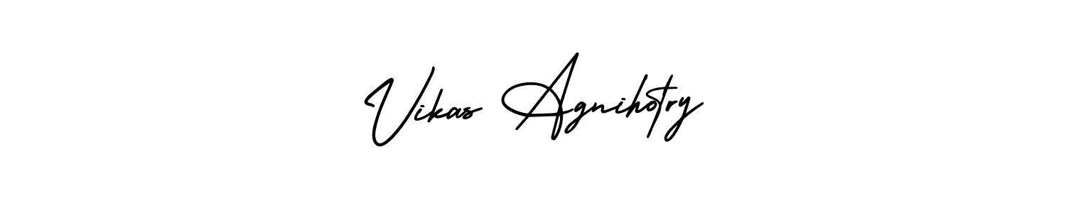AmerikaSignatureDemo-Regular is a professional signature style that is perfect for those who want to add a touch of class to their signature. It is also a great choice for those who want to make their signature more unique. Get Vikas Agnihotry name to fancy signature for free. Vikas Agnihotry signature style 3 images and pictures png