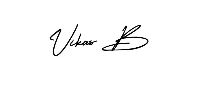 AmerikaSignatureDemo-Regular is a professional signature style that is perfect for those who want to add a touch of class to their signature. It is also a great choice for those who want to make their signature more unique. Get Vikas B name to fancy signature for free. Vikas B signature style 3 images and pictures png