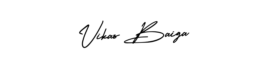 Best and Professional Signature Style for Vikas Baiga. AmerikaSignatureDemo-Regular Best Signature Style Collection. Vikas Baiga signature style 3 images and pictures png