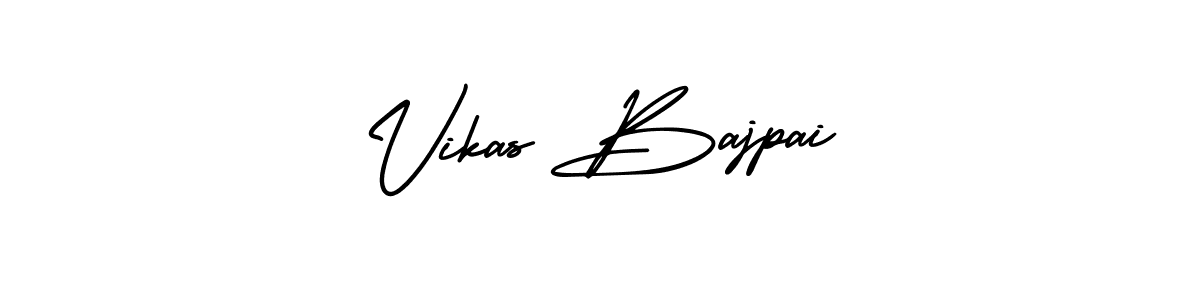 Create a beautiful signature design for name Vikas Bajpai. With this signature (AmerikaSignatureDemo-Regular) fonts, you can make a handwritten signature for free. Vikas Bajpai signature style 3 images and pictures png