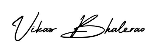 Turn your name Vikas Bhalerao into a signature brand with AmerikaSignatureDemo-Regular styling. Download in standard PNG or transparent format anytime. Vikas Bhalerao signature style 3 images and pictures png