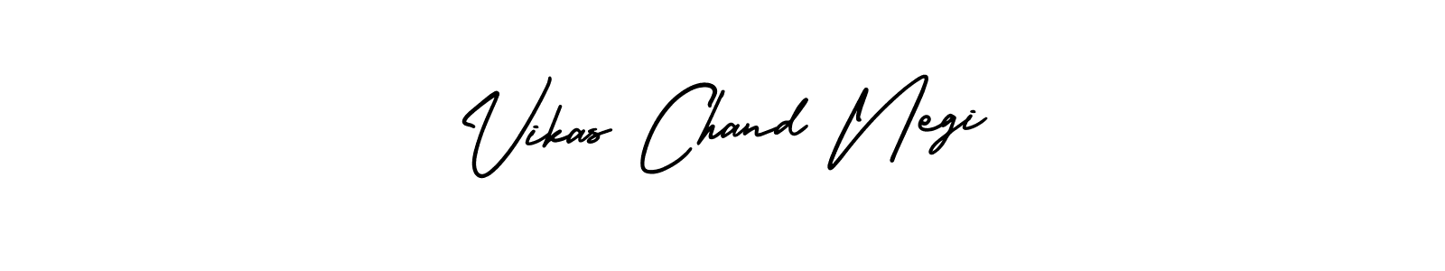 Use a signature maker to create a handwritten signature online. With this signature software, you can design (AmerikaSignatureDemo-Regular) your own signature for name Vikas Chand Negi. Vikas Chand Negi signature style 3 images and pictures png