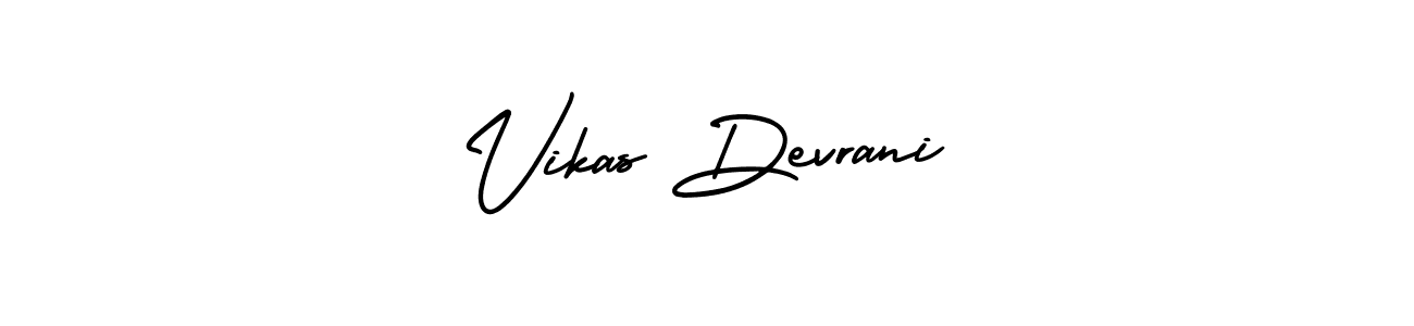 Also You can easily find your signature by using the search form. We will create Vikas Devrani name handwritten signature images for you free of cost using AmerikaSignatureDemo-Regular sign style. Vikas Devrani signature style 3 images and pictures png