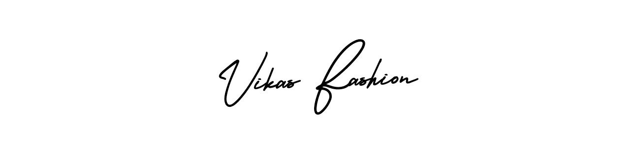 Make a beautiful signature design for name Vikas Fashion. With this signature (AmerikaSignatureDemo-Regular) style, you can create a handwritten signature for free. Vikas Fashion signature style 3 images and pictures png