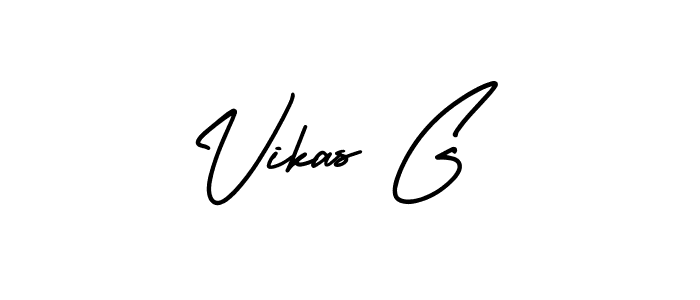 You should practise on your own different ways (AmerikaSignatureDemo-Regular) to write your name (Vikas G) in signature. don't let someone else do it for you. Vikas G signature style 3 images and pictures png