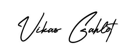 Create your official email sign-off with Vikas Gahlot name in AmerikaSignatureDemo-Regular style. Crisp, clean, and perfectly legible across all screens. Vikas Gahlot signature style 3 images and pictures png