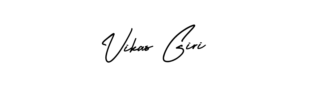 Design your own signature with our free online signature maker. With this signature software, you can create a handwritten (AmerikaSignatureDemo-Regular) signature for name Vikas Giri. Vikas Giri signature style 3 images and pictures png