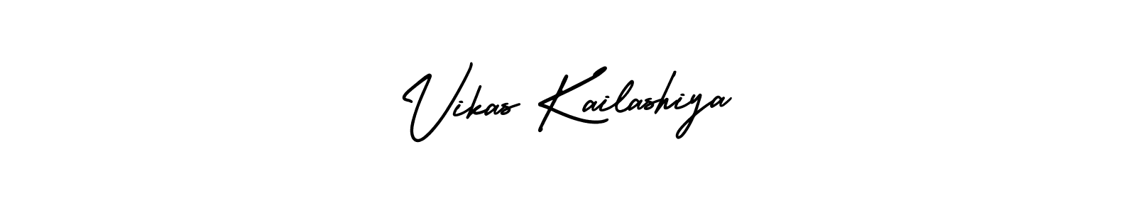 Design your own signature with our free online signature maker. With this signature software, you can create a handwritten (AmerikaSignatureDemo-Regular) signature for name Vikas Kailashiya. Vikas Kailashiya signature style 3 images and pictures png