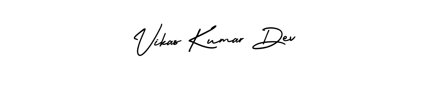 Design your own signature with our free online signature maker. With this signature software, you can create a handwritten (AmerikaSignatureDemo-Regular) signature for name Vikas Kumar Dev. Vikas Kumar Dev signature style 3 images and pictures png
