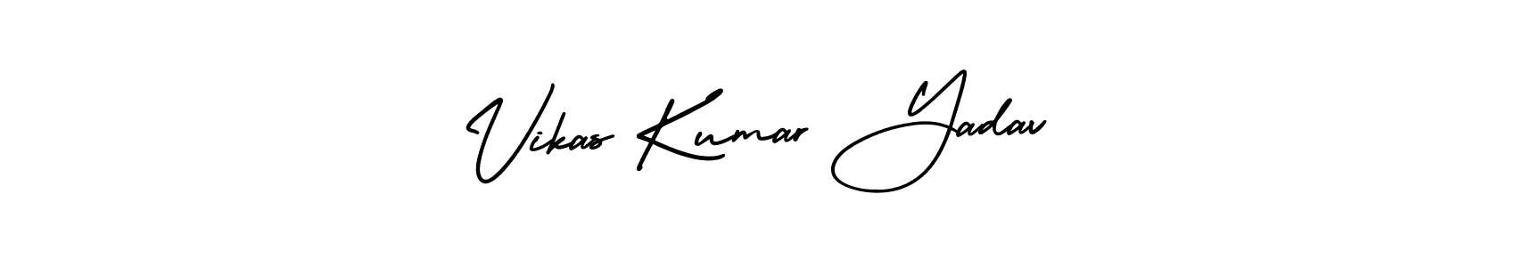 How to make Vikas Kumar Yadav signature? AmerikaSignatureDemo-Regular is a professional autograph style. Create handwritten signature for Vikas Kumar Yadav name. Vikas Kumar Yadav signature style 3 images and pictures png