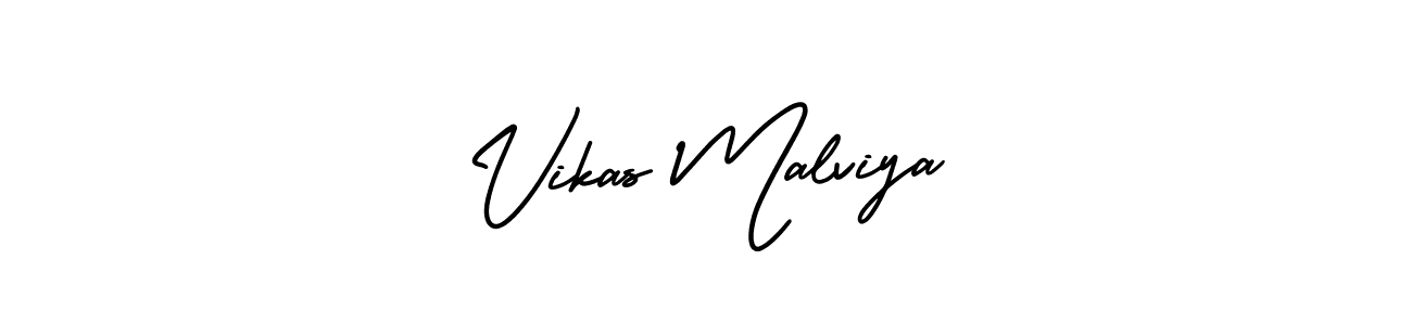 Make a beautiful signature design for name Vikas Malviya. With this signature (AmerikaSignatureDemo-Regular) style, you can create a handwritten signature for free. Vikas Malviya signature style 3 images and pictures png
